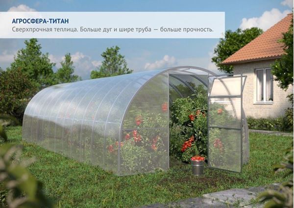 Изображение Теплица Агросфера-Титан 8м