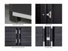 ШКАФ ПЛАСТИКОВЫЙ ВЫСОКИЙ XL GARAGE KETER, ЧЕРНЫЙ