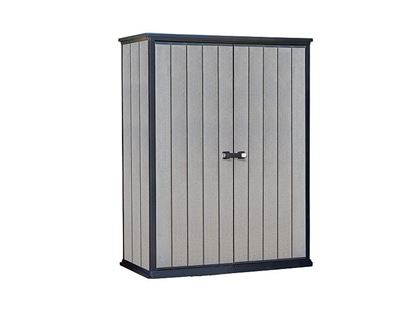ШКАФ- СУНДУК HIGH STORE PLUS C, СЕРЫЙ